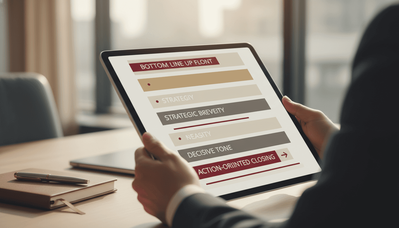 How Executives Structure Emails for Maximum Impact