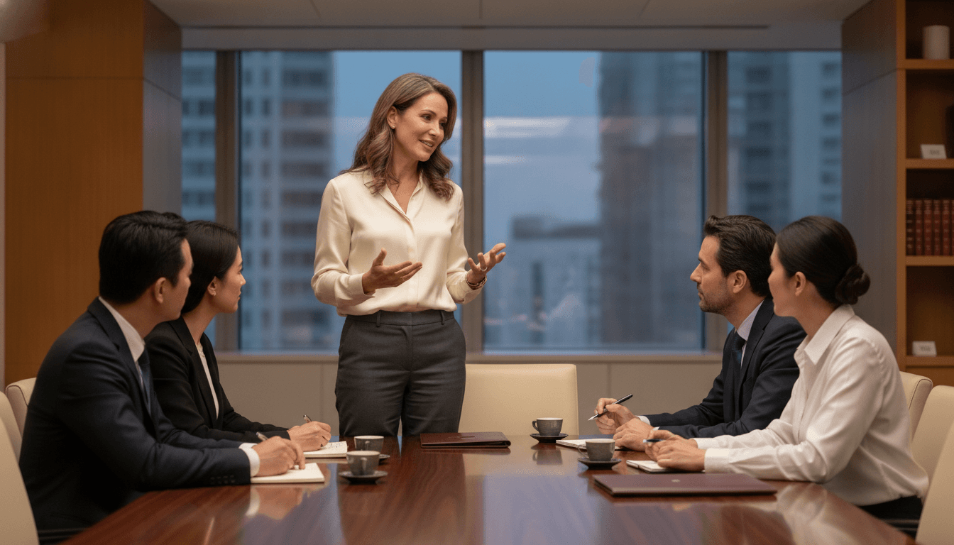 How to Present to Executives Without Slides: Verbal Guide